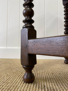 An English Oak Lowboy Table c1790