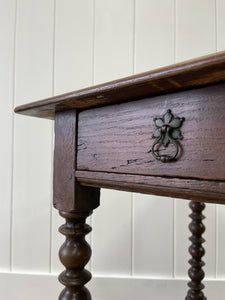 An English Oak Lowboy Table c1790