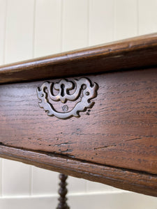 An English Oak Lowboy Table c1790