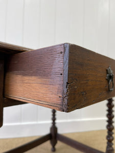 An English Oak Lowboy Table c1790