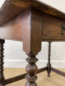 An English Oak Lowboy Table c1790