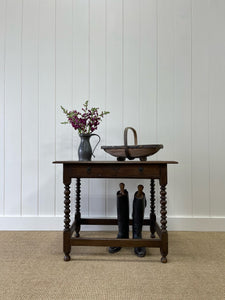 An English Oak Lowboy Table c1790