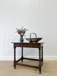 An English Oak Lowboy Table c1790