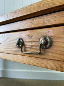 An Antique English Country Pine Sideboard or Server c1880