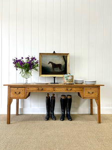 An Antique English Country Pine Sideboard or Server c1880