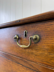 An 18th Century English Country Oak Chest of Drawers Dresser