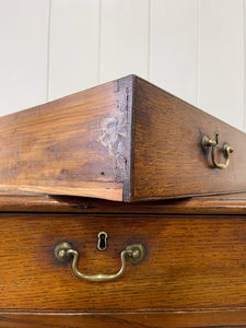 An 18th Century English Country Oak Chest of Drawers Dresser