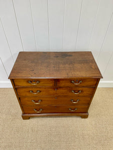 An 18th Century English Country Oak Chest of Drawers Dresser