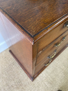An 18th Century English Country Oak Chest of Drawers Dresser