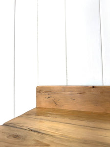 A 6.5 ft Antique Irish Pine Server or Console Table