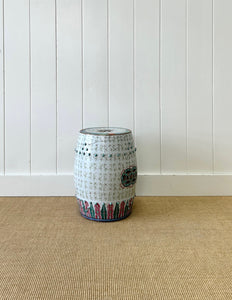 A Delightful Chinese Famille Rose Porcelain Garden Stool