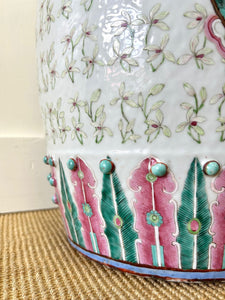 A Delightful Chinese Famille Rose Porcelain Garden Stool
