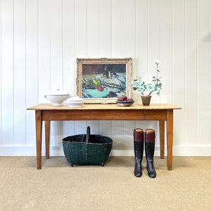 An Antique English Country Pine 6ft Sideboard
