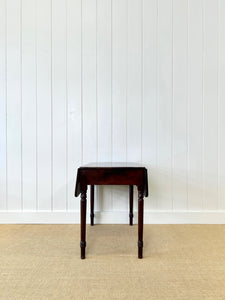 An English Country Mahogany Pembroke Drop Leaf Table