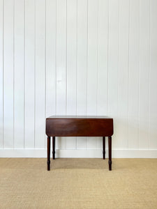 An English Country Mahogany Pembroke Drop Leaf Table