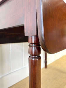 An English Country Mahogany Pembroke Drop Leaf Table