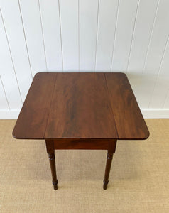 An English Country Mahogany Pembroke Drop Leaf Table