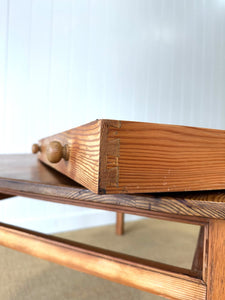 A Victorian Pine English Country Dining Table 5.5ft Long