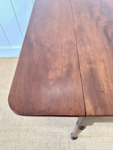 An English Country Mahogany Pembroke Drop Leaf Table