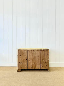 An English Country Pine Butter Yellow Cabinet Cupboard
