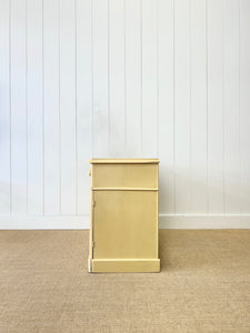An English Country Pine Butter Yellow Cabinet Cupboard