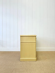 An English Country Pine Butter Yellow Cabinet Cupboard