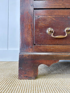 A Stately English 18th Century Oak Tack Cupboard