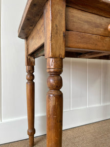 An English Pine Side or Console Side Table c1860