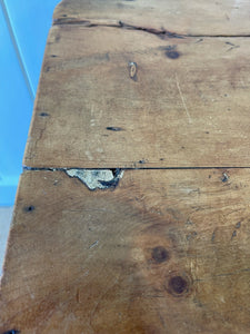 An English Pine Side or Console Side Table c1860