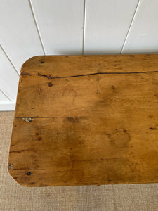 An English Pine Side or Console Side Table c1860