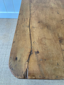 An English Pine Side or Console Side Table c1860