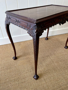 An 18th Century Antique Irish Georgian Mahogany Tea Table