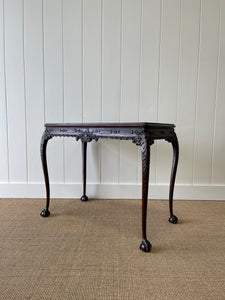 An 18th Century Antique Irish Georgian Mahogany Tea Table