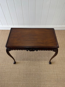An 18th Century Antique Irish Georgian Mahogany Tea Table