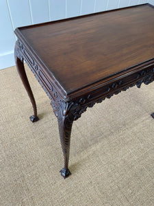 An 18th Century Antique Irish Georgian Mahogany Tea Table
