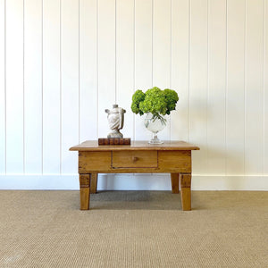 An Antique Country Pine Coffee Table