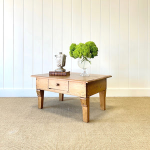 An Antique Country Pine Coffee Table