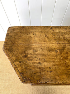 A Large Rustic Antique English Pine Shop Counter c1890