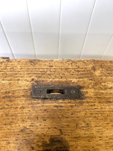 A Large Rustic Antique English Pine Shop Counter c1890