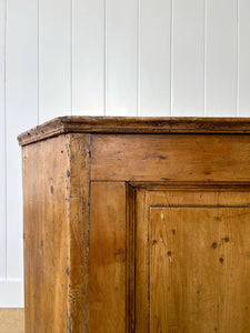A Large Rustic Antique English Pine Shop Counter c1890