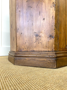 A Large Rustic Antique English Pine Shop Counter c1890