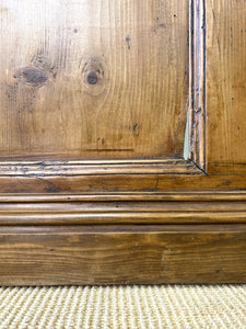 A Large Rustic Antique English Pine Shop Counter c1890