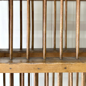 A Beautiful English Pine 19th Century Plate Rack