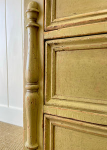 An English Country Pine Painted Sideboard Buffet c1840
