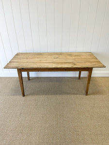 A VERY Good English Pine 6ft Dining Table c1890