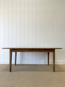 A VERY Good English Pine 6ft Dining Table c1890