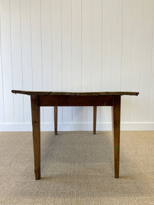 A VERY Good English Pine 6ft Dining Table c1890