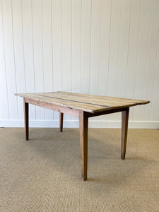 A VERY Good English Pine 6ft Dining Table c1890