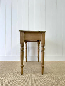 An Antique English Country Pine Console Table c1890