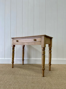 An Antique English Country Pine Console Table c1890